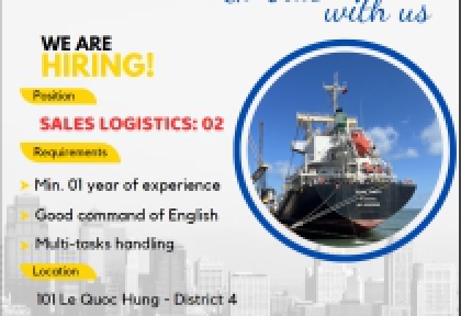 TUYỂN DỤNG NHÂN VIÊN KINH DOANH LOGISTICS